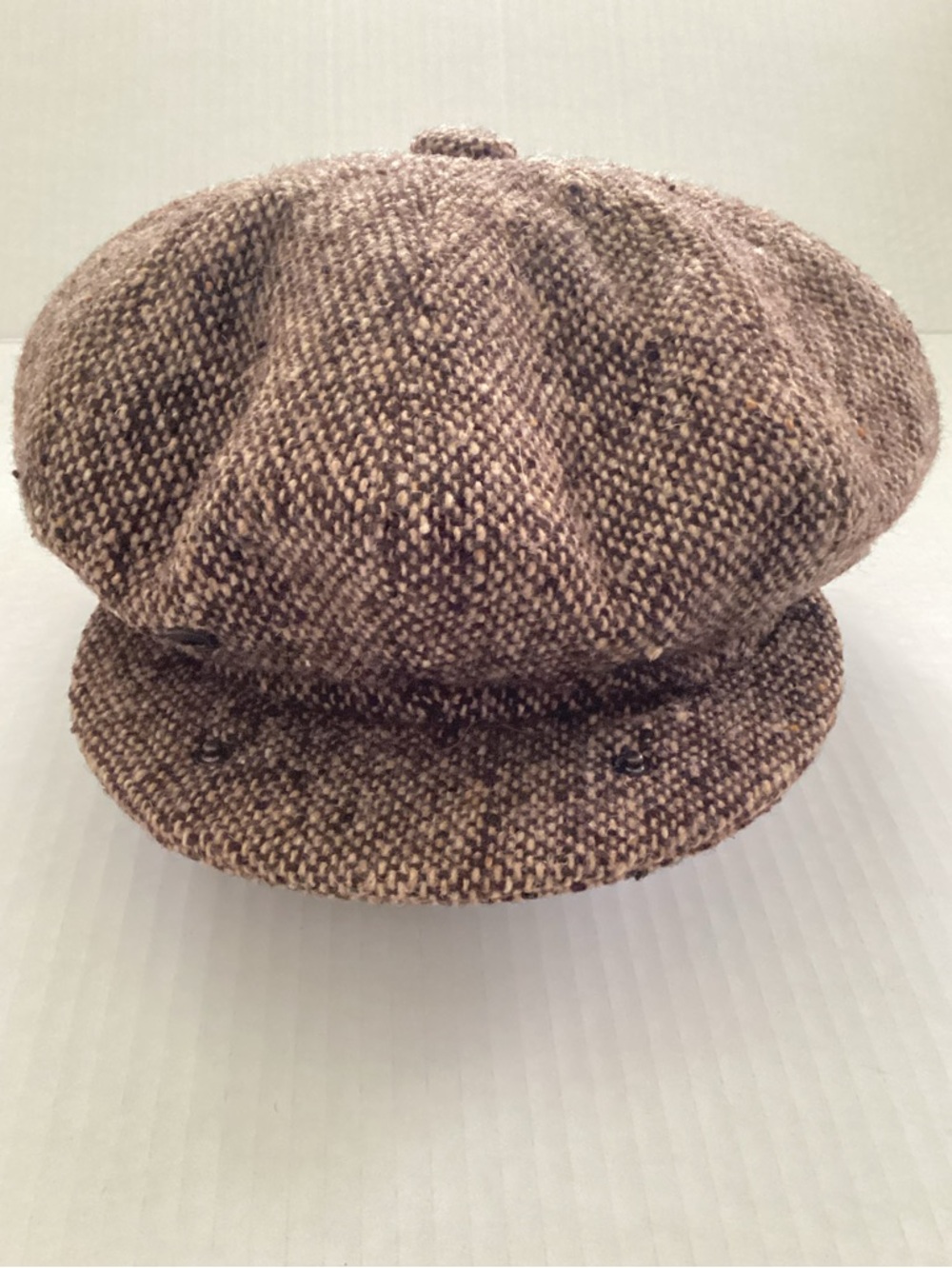 100% Wool Paper Boy Button cap - Picture 2 of 7